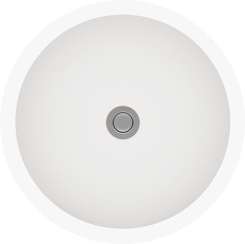 Lavabo da incasso - LE JEAN - Durasein - in acrilico / su misura / lucido
