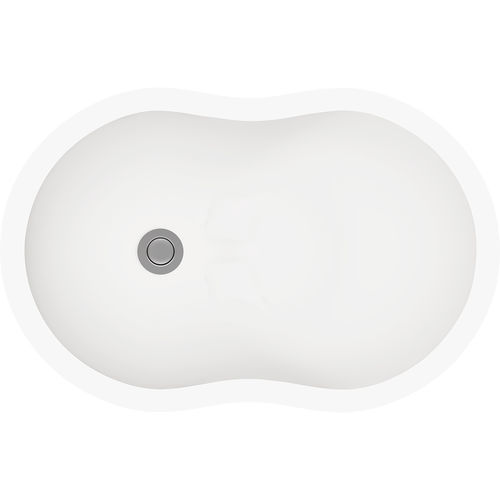 Lavabo da incasso - LE NICOLAS - Durasein - in acrilico / su misura / senza foro