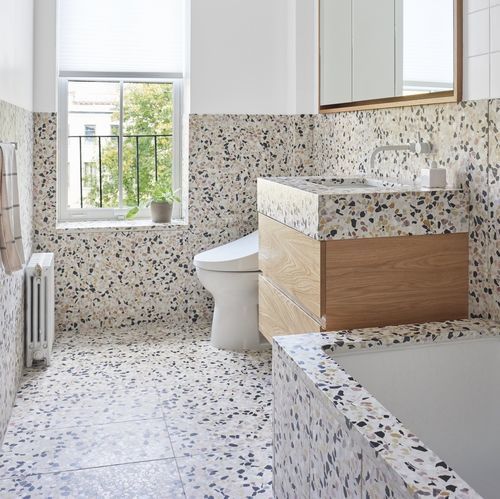 Piastrella in pietra naturale - VENICE - concrete collaborative - in terrazzo / opaca / indoor