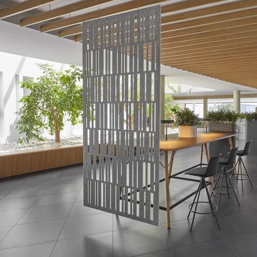 Pannello acustico per soffitto - Emotion - ECOcero - sospeso / in PET / rettangolare