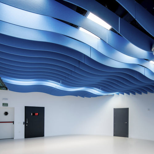 Baffle acustico in fibra di poliestere - baffle  - ECOcero - a soffitto / rettangolare / decorativo