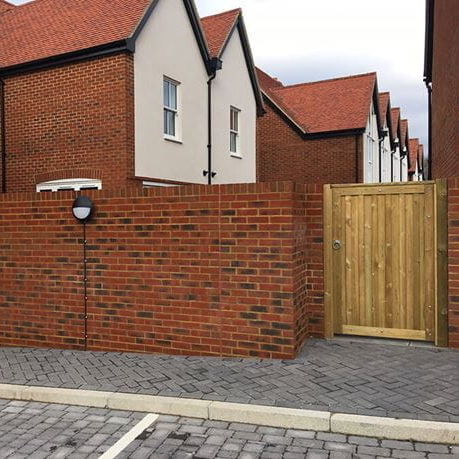 Cancelletto in legno - CHILHAM DOUBLE SIDED  - Jacksons Fencing - con struttura in legno