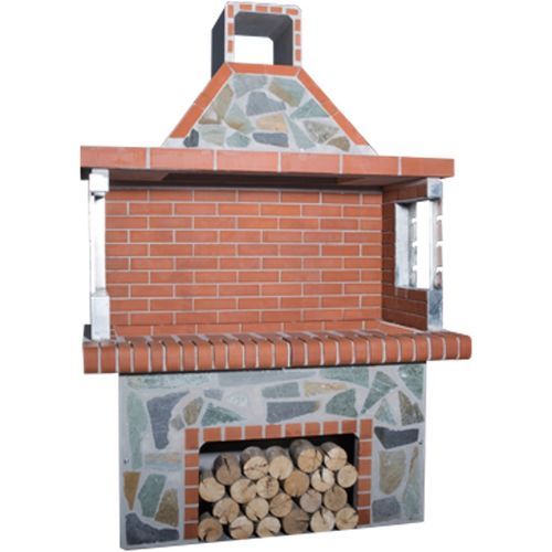 Barbecue a legna - 0107 - Sxistolithos - da appoggio / bentonitico / in metallo