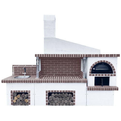 Barbecue a legna - 05000 - Sxistolithos - fisso / bentonitico / in metallo