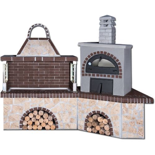 Barbecue a legna - 0221 - Sxistolithos - fisso / bentonitico / in metallo