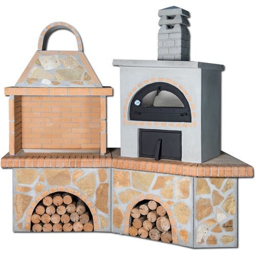 Barbecue a legna - 0304 - Sxistolithos - fisso / bentonitico / in metallo