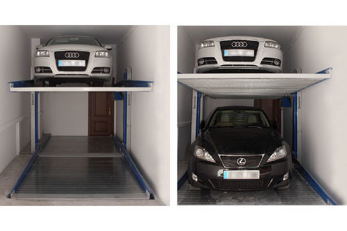 Sistema di parcheggio a più piani - SPACER 25/2 - O.ME.R. SpA - meccanico / elettrico / idraulico