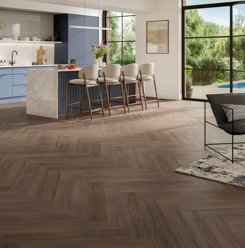 Pavimento in pannelli - OAK ARTEMIS COFFEE  - PARADOR - in sughero / da interno / per soggiorno