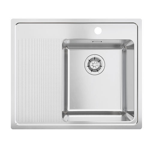 Lavello a 1 vasca - ONE-TD series - Stala - con gocciolatoio / in acciaio inossidabile / da incasso