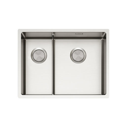 Lavello a 2 vasche - ULTRA-LD series - Stala - senza gocciolatoio / con gocciolatoio / in acciaio inossidabile