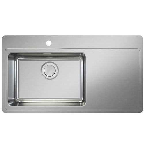 Lavello a 1 vasca - N series - Stala - senza gocciolatoio / con gocciolatoio / in acciaio inossidabile