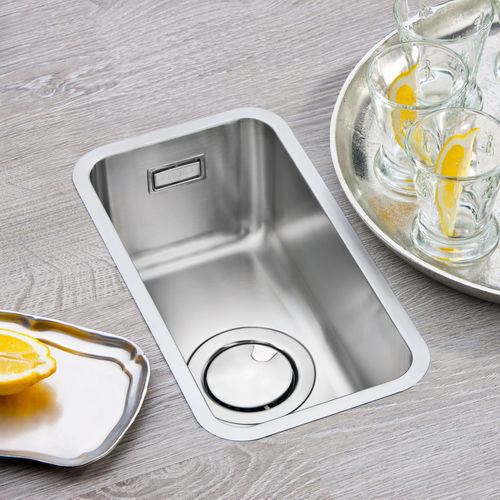Lavello a 1 vasca - CS series - Stala - senza gocciolatoio / in acciaio inossidabile / da incasso