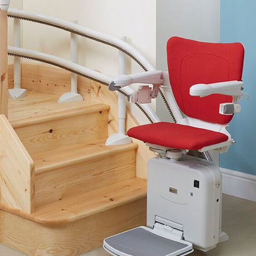 Montascale à poltroncina da interno - Curved - POLLOCK LIFT - girevole