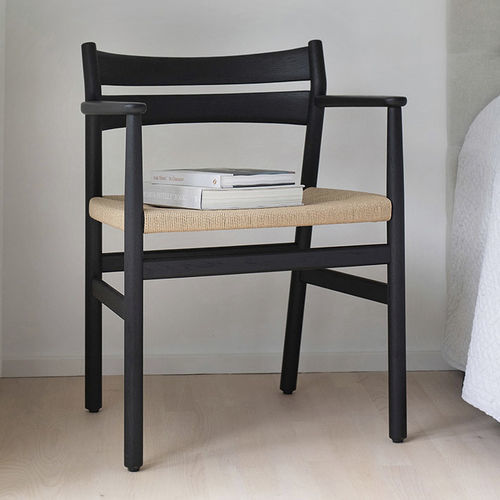 Sedia contemporanea - BM2 - BERNSTORFFSMINDE - da interno / in corda / con supporto in quercia