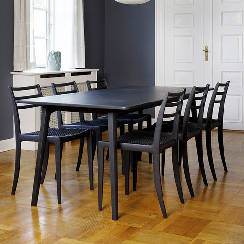 Tavolo da pranzo contemporaneo - Elegance  - BERNSTORFFSMINDE - in frassino / con supporto in frassino / rettangolare