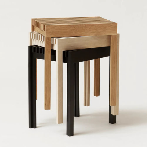 Sgabello contemporaneo - Lightweight  - FORM & REFINE - in rovere / in legno oliato / in legno laccato