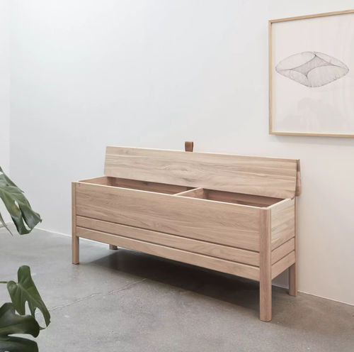 Panca classica - A Line 111 - FORM & REFINE - in rovere / in legno oliato / in MDF