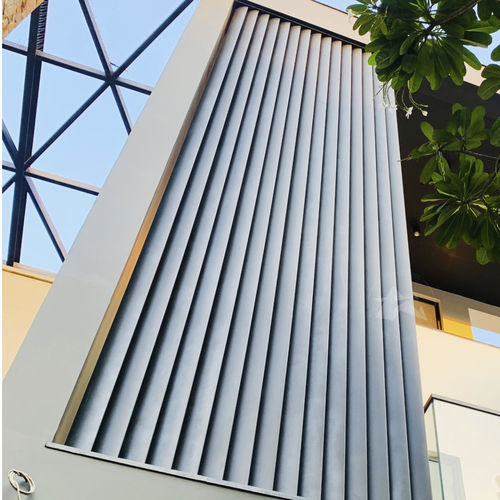 Frangisole in metallo - AERO FOIL 125 - Axes in Excess - in alluminio / in alluminio / per facciata