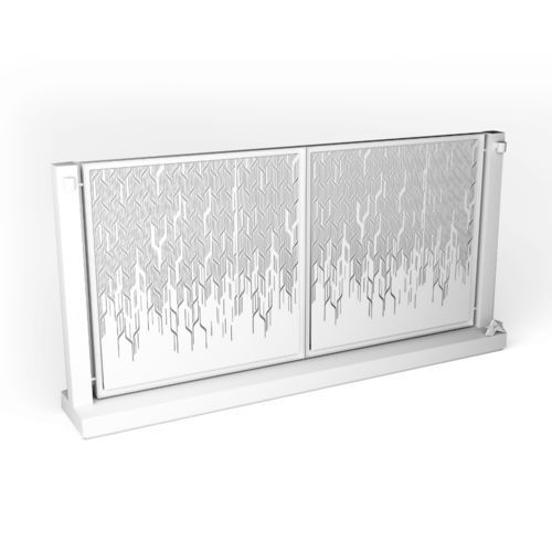 Recinzione a pannello - PERFORATED_GATE - Axes in Excess - residenziale / professionale / in metallo
