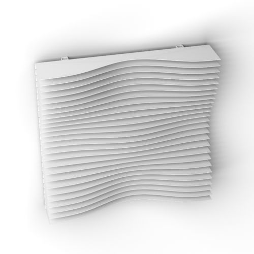 Pannello di rivestimento - HORIZONTICAL   (solar shading) - Axes in Excess - per edificio / per facciata / di lunga durata
