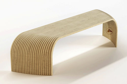 Panca contemporanea - FUTURABLEND - Axes in Excess - in betulla / in legno / in picea