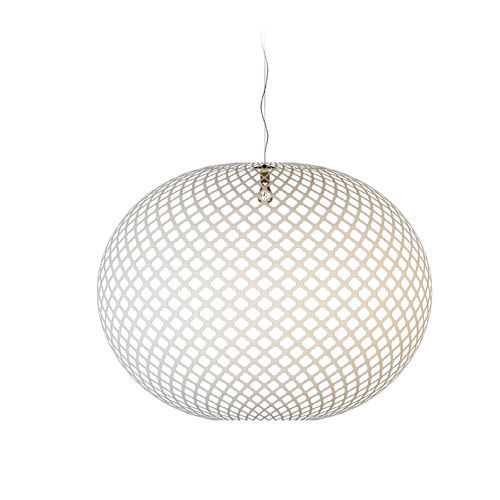 Lampada a sospensione - Axes in Excess - in tela / in bambù / contemporanea