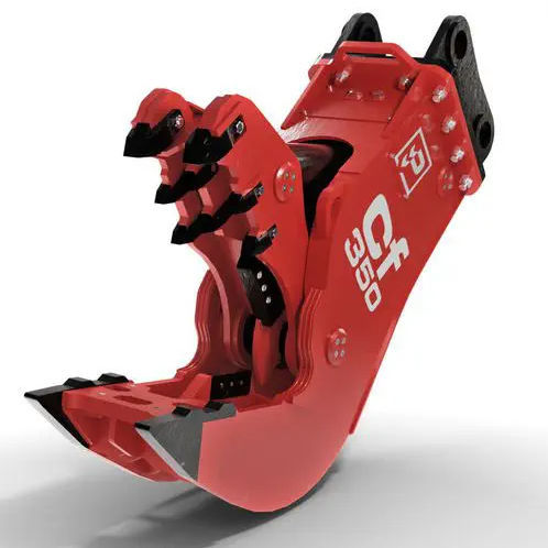 Pinza demolitrice idraulica - CF350 - Promove Srl - rotativa / per demolizione secondaria / per escavatore