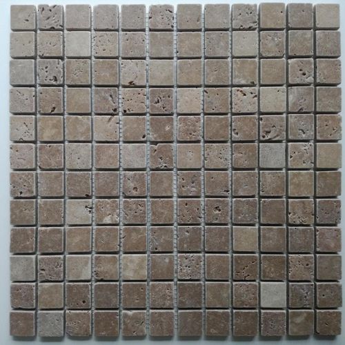 Mosaico in pietra - TRAVERTINO - Vetros GmbH - opaco / da interno / da esterno