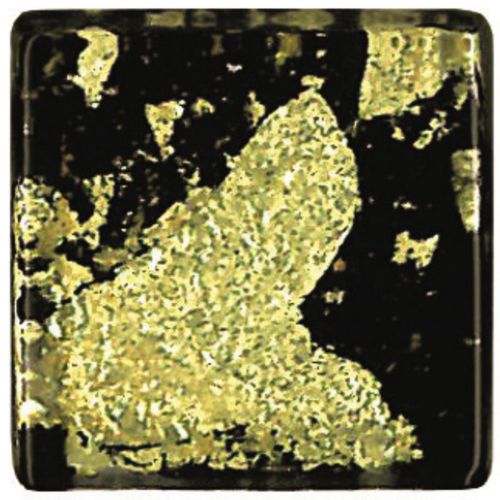 Mosaico in vetro - VINCENTE NERO E - Vetros GmbH - in oro / lucido / da interno