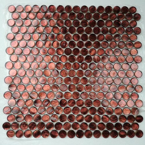 Mosaico in vetro - CIRCOLARE - Vetros GmbH - lucido / da interno / da bagno
