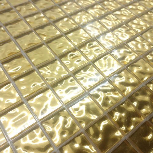 Mosaico in oro - POOLMOSAIK ORO ECHTGOLDMOSAIK - Vetros GmbH - lucido / testurizzato / 3D