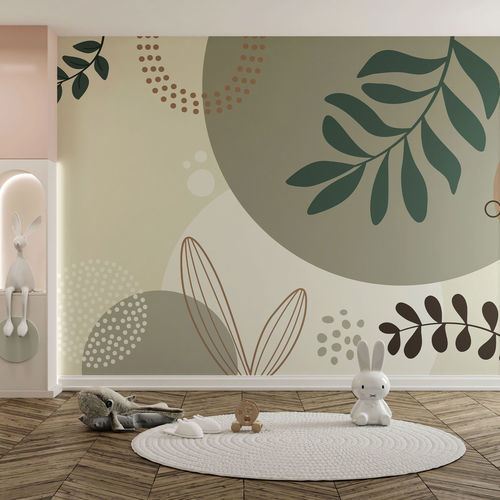 Carta da parati contemporanea - CIRCLE OF NATURE - rimura Srl - in fibra di vetro / in poliestere / in vinile