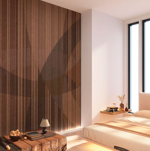 Carta da parati laminata oro - TOUCH - rimura Srl - contemporanea / in tessuto non tessuto / in vinile