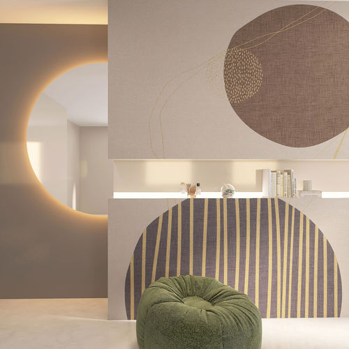 Carta da parati laminata oro - SUPERNOVA - rimura Srl - contemporanea / in tessuto non tessuto / in vinile