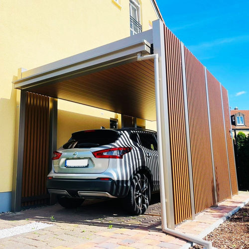 Tettoia per posto-auto per parcheggio - ATLADE (ATLD) series - TOYO BOEKI CO.,LTD. - per negozio / per supermercato / per spazi pubblici