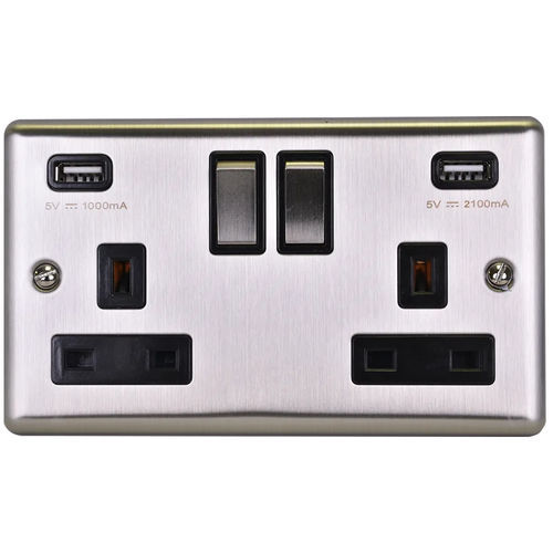 Presa di corrente - 776 - GL - USB / informatica / multipla