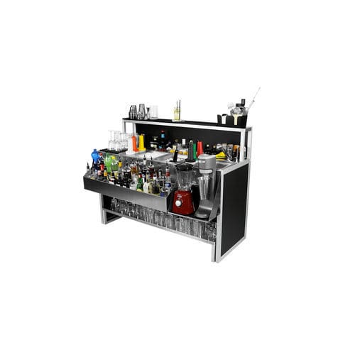 Bancone da bar - Basic 150 - Omega Station srl - da cocktail / in alluminio / in acciaio inossidabile