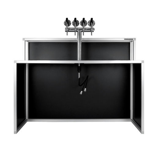 Bancone da bar - BASIC - Omega Station srl - con spillatrice / in acciaio inossidabile / in alluminio