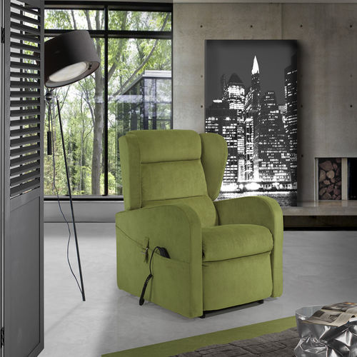 Poltrona relax contemporanea - Candy - IL BENESSERE - in pelle / in tessuto / in ferro