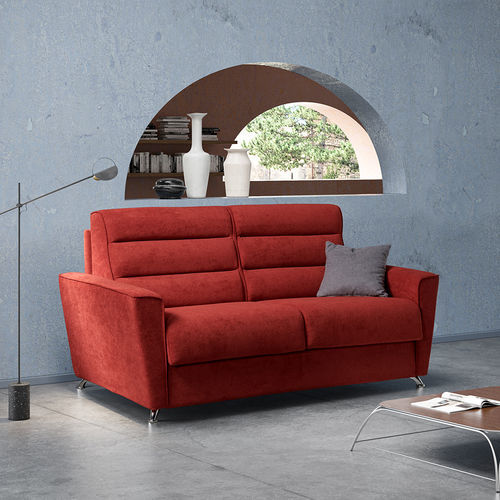 Divano letto - Argo - IL BENESSERE - contemporaneo / in tessuto / in pelle
