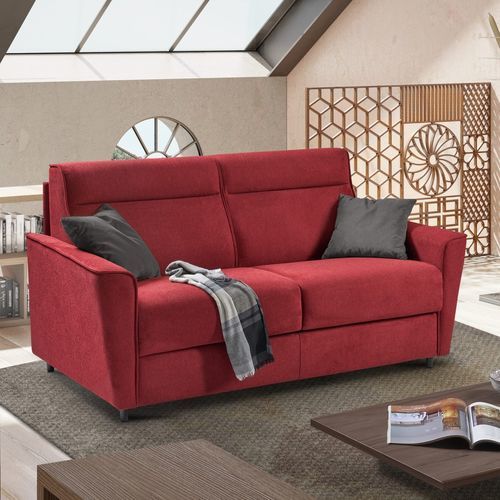 Divano letto - Bilbao - IL BENESSERE - contemporaneo / in tessuto / in pelle
