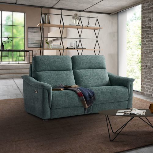 Divano contemporaneo - Dandy - IL BENESSERE - in tessuto / in pelle / con braccioli