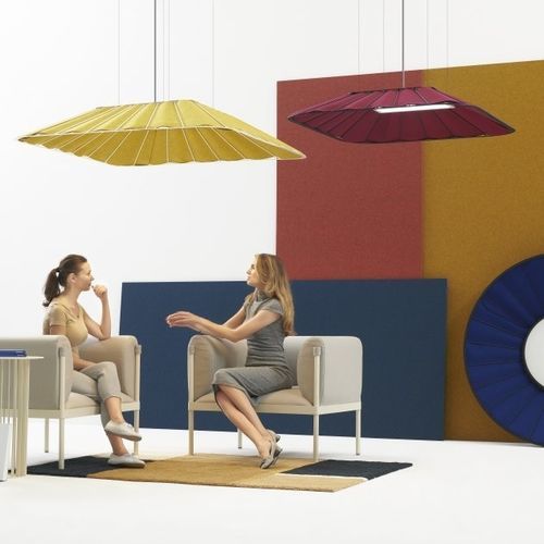 Lampada in feltro acustico - CONE - flexxica - a sospensione / in metallo / in feltro