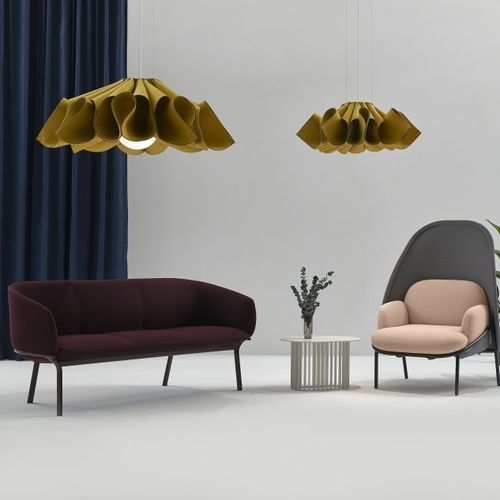 Lampada in feltro acustico - IVY - flexxica - a sospensione / in metallo / in tessuto