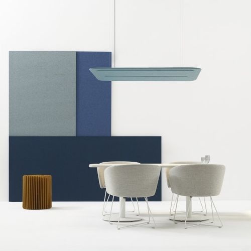 Lampada acustica - EASY EDGE LINE - flexxica - a sospensione / in PET / contemporanea