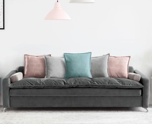 Divano letto - TRANSVERSAL - FRANCEBANON - contemporaneo / in tessuto / con braccioli