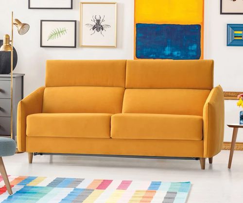 Divano letto - MORGANA - FRANCEBANON - contemporaneo / in tessuto / con braccioli