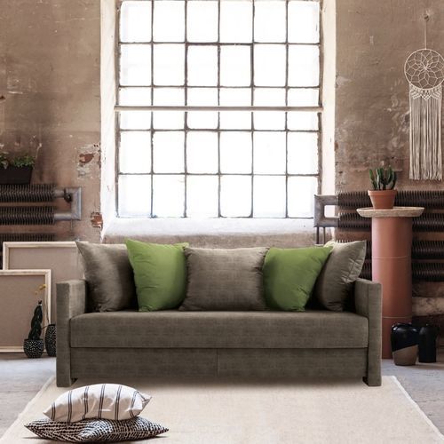 Divano letto - ATHENEA - FRANCEBANON - contemporaneo / in tessuto / con braccioli