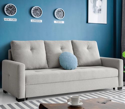 Divano letto - PAULINA - FRANCEBANON - contemporaneo / in tessuto / con braccioli