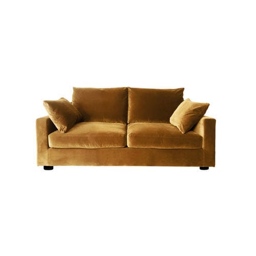 Divano contemporaneo - BEAUSSET  - HOME SPIRIT - in tessuto / in piume / con braccioli